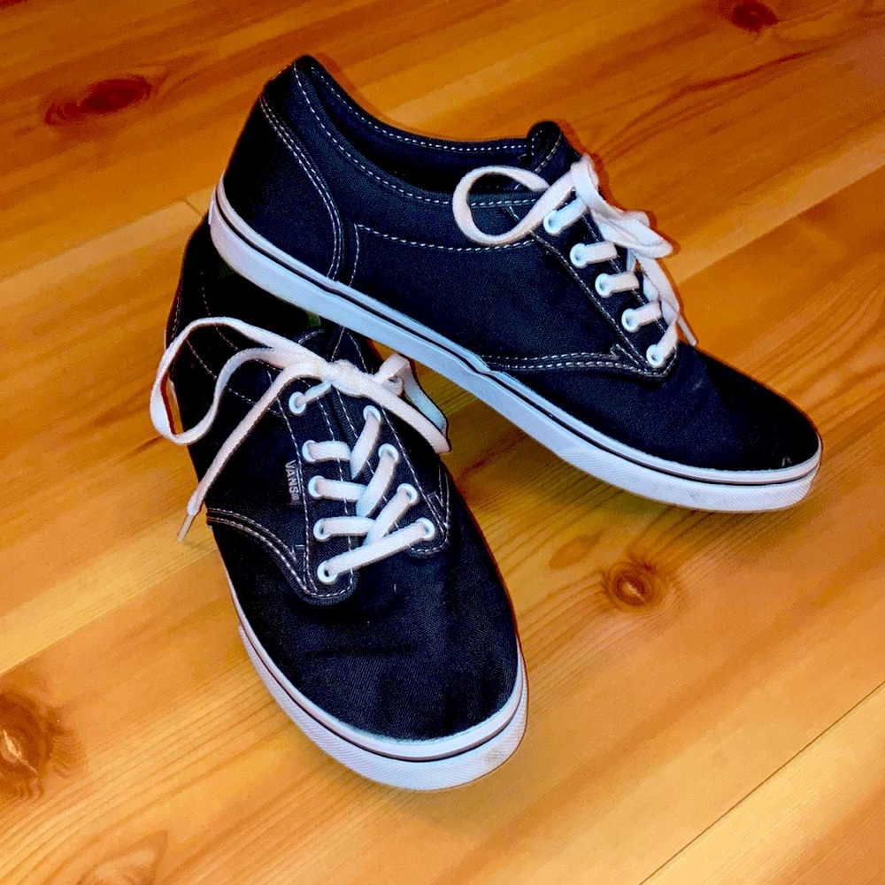 Grey Vans lace up sneakers